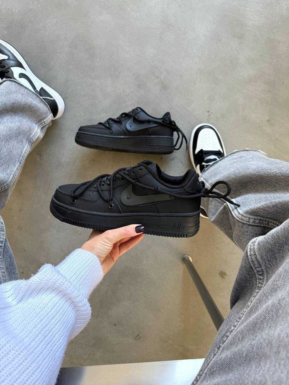 Кросівки Nike Air Force 1 Low OFF Shoelaces Custom premium