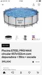 Piscina bestway steel pro max