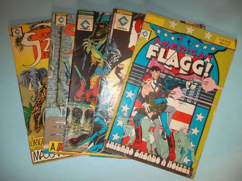 American Flagg , Badger , Jon Sable , Grim Jack - Editora CEDIBRA