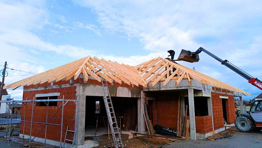 Dachy - Więźba dachowa CNC - C24 Drewno KVH, tartaczne, suszone