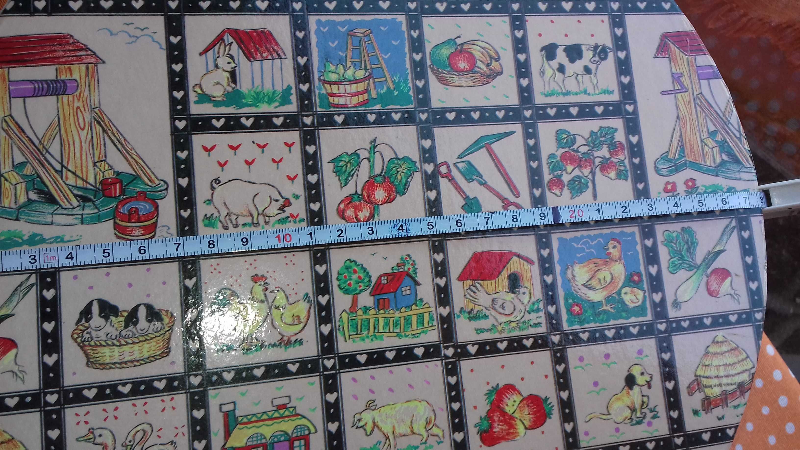 caixa personalizada / com padrão animais