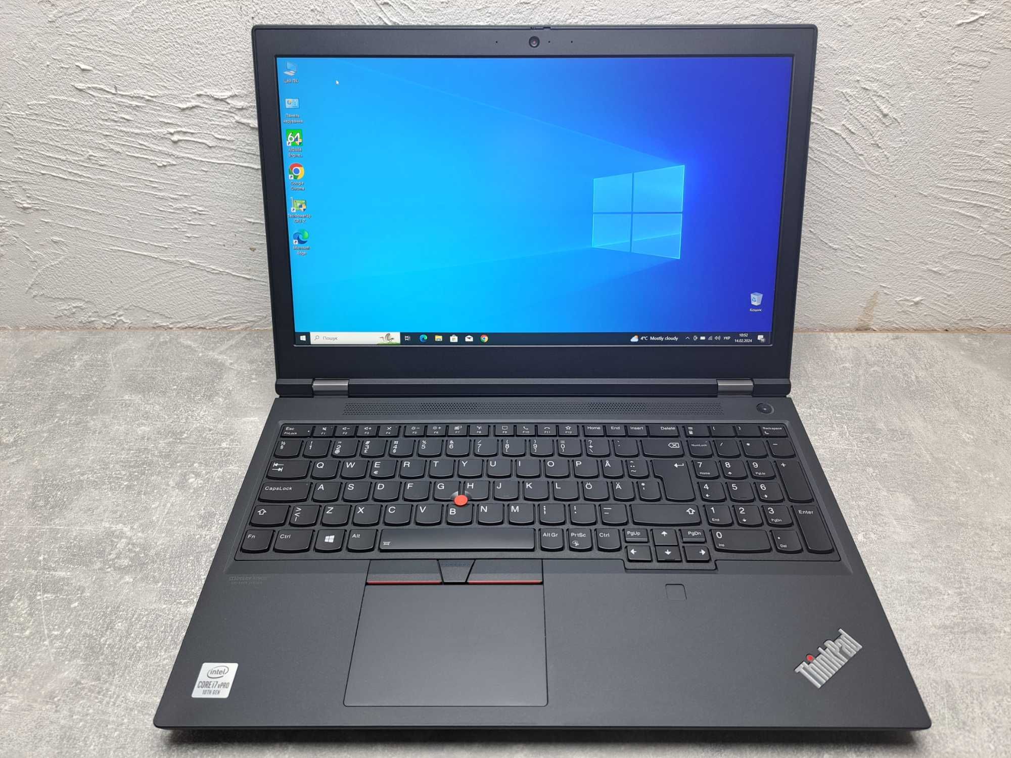 Lenovo ThinkPad P15 Gen1 i7-10850H 32Ram Quadro T1000 4GB 15.6" IPS