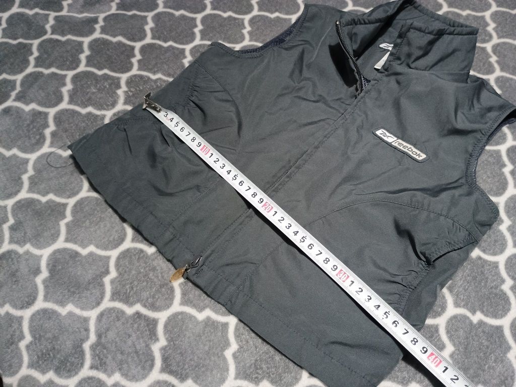 Kamizelka wiosenna jesienna szara grafitowa Reebok r. 147 122 i 128