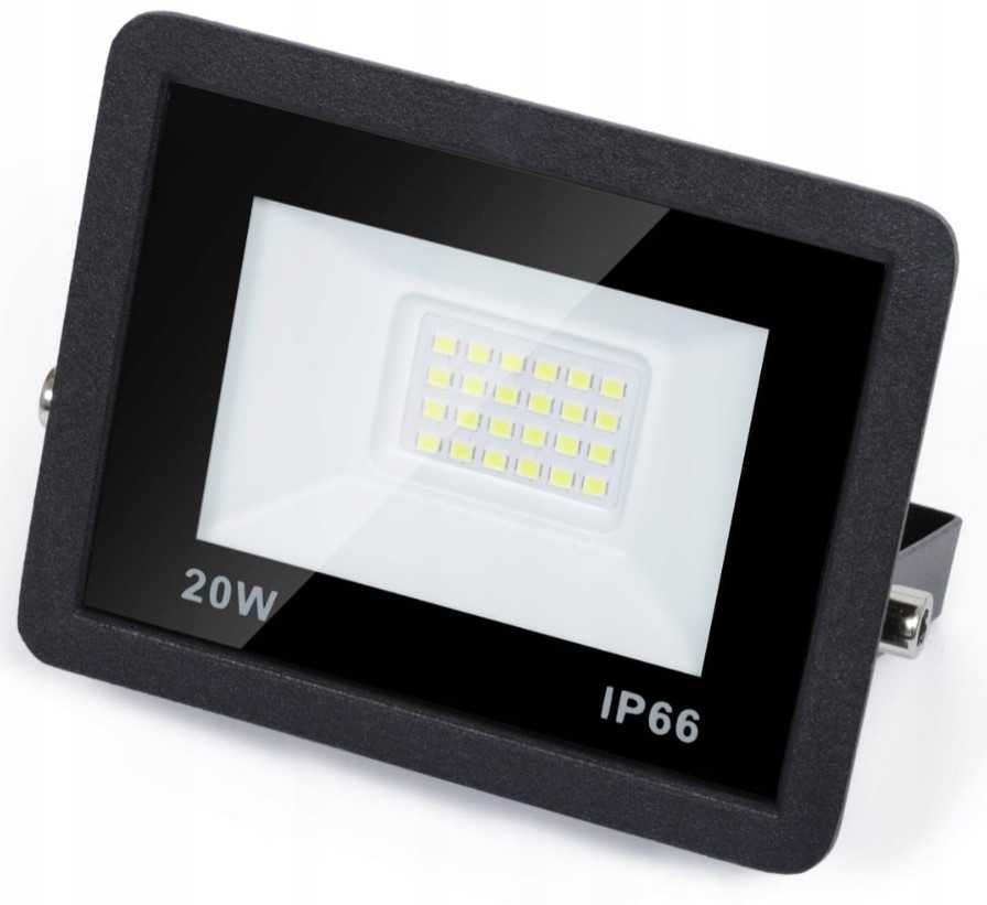 HALOGEN LED 20w naświetlacz lampa IP66 1900lm=200w