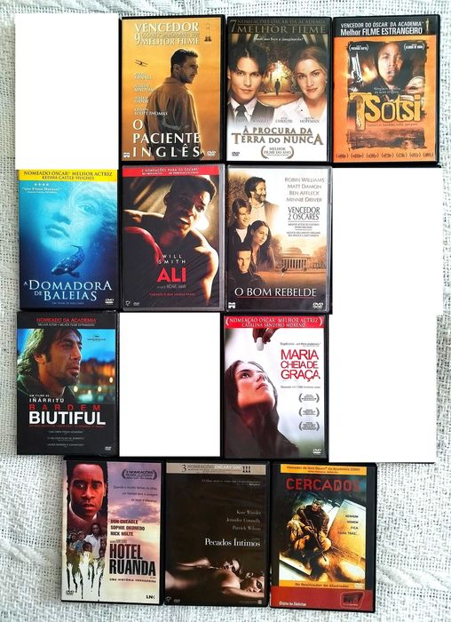 Lote de DVDs Especial "Óscares"