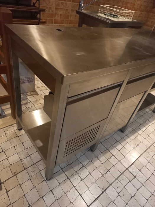 Bancada de inox (café)