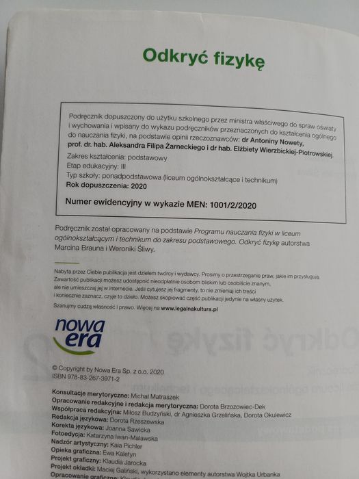 Odkryć fizykę 2 podręcznik