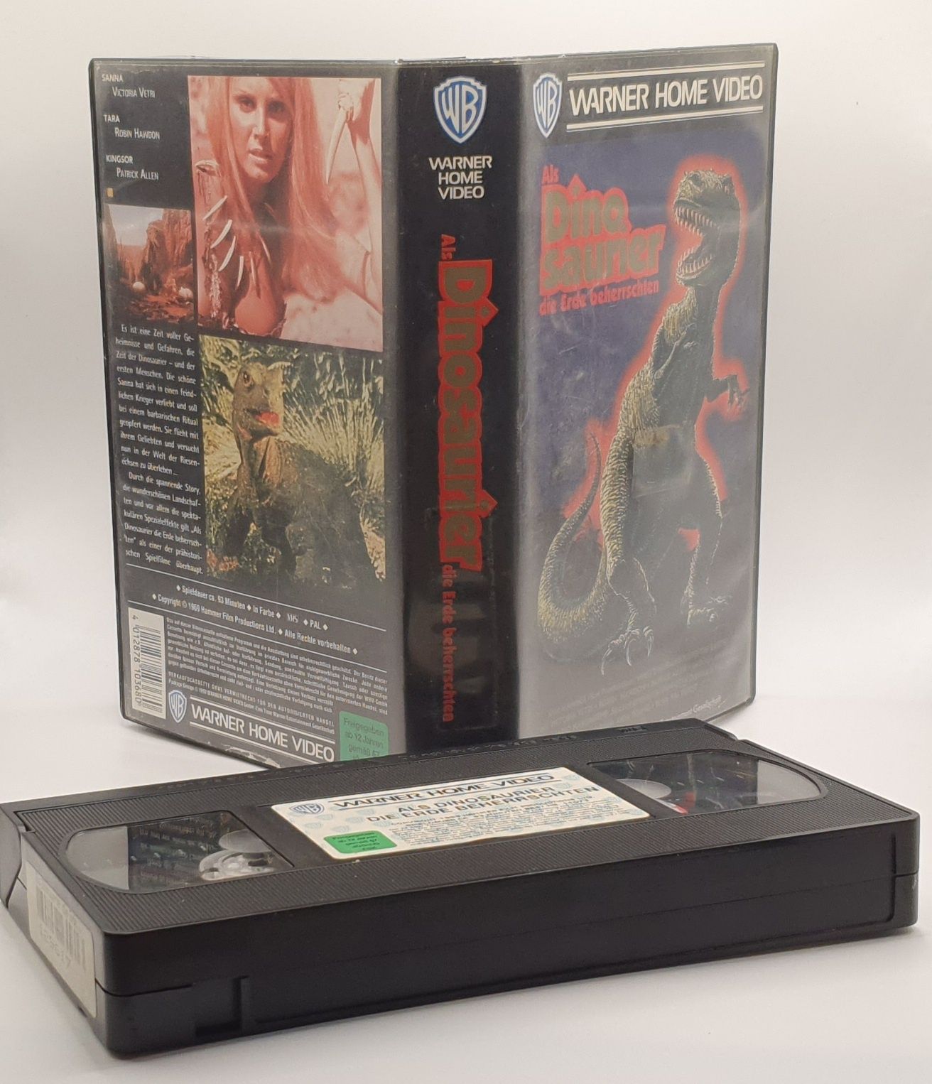 ..Oferta dotyczy filmu na kasecie VHS "Dinosaurier die Erde beherrscht