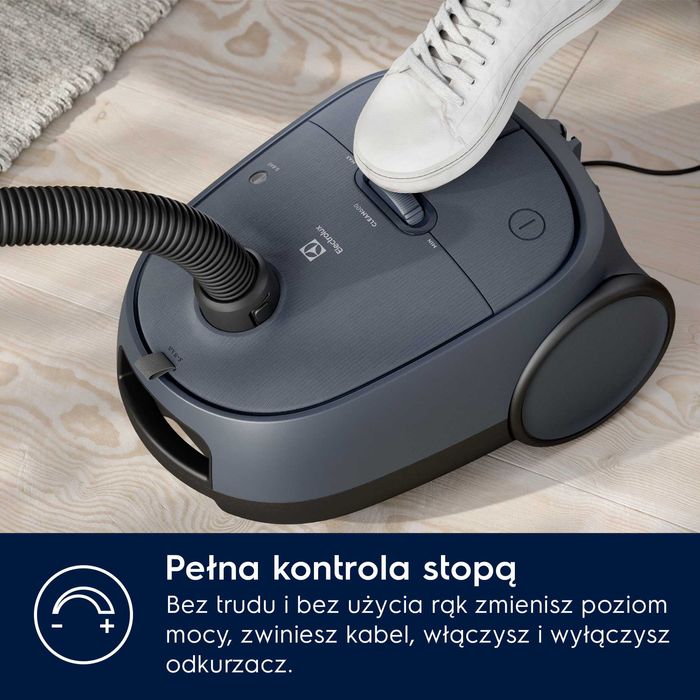 Odkurzacz Electrolux EB61C2DBP – jak nowy, użyty tylko raz!