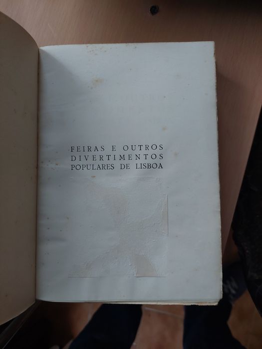 Mário Costa  Feiras  e outros divertimentos populares de Lisboa