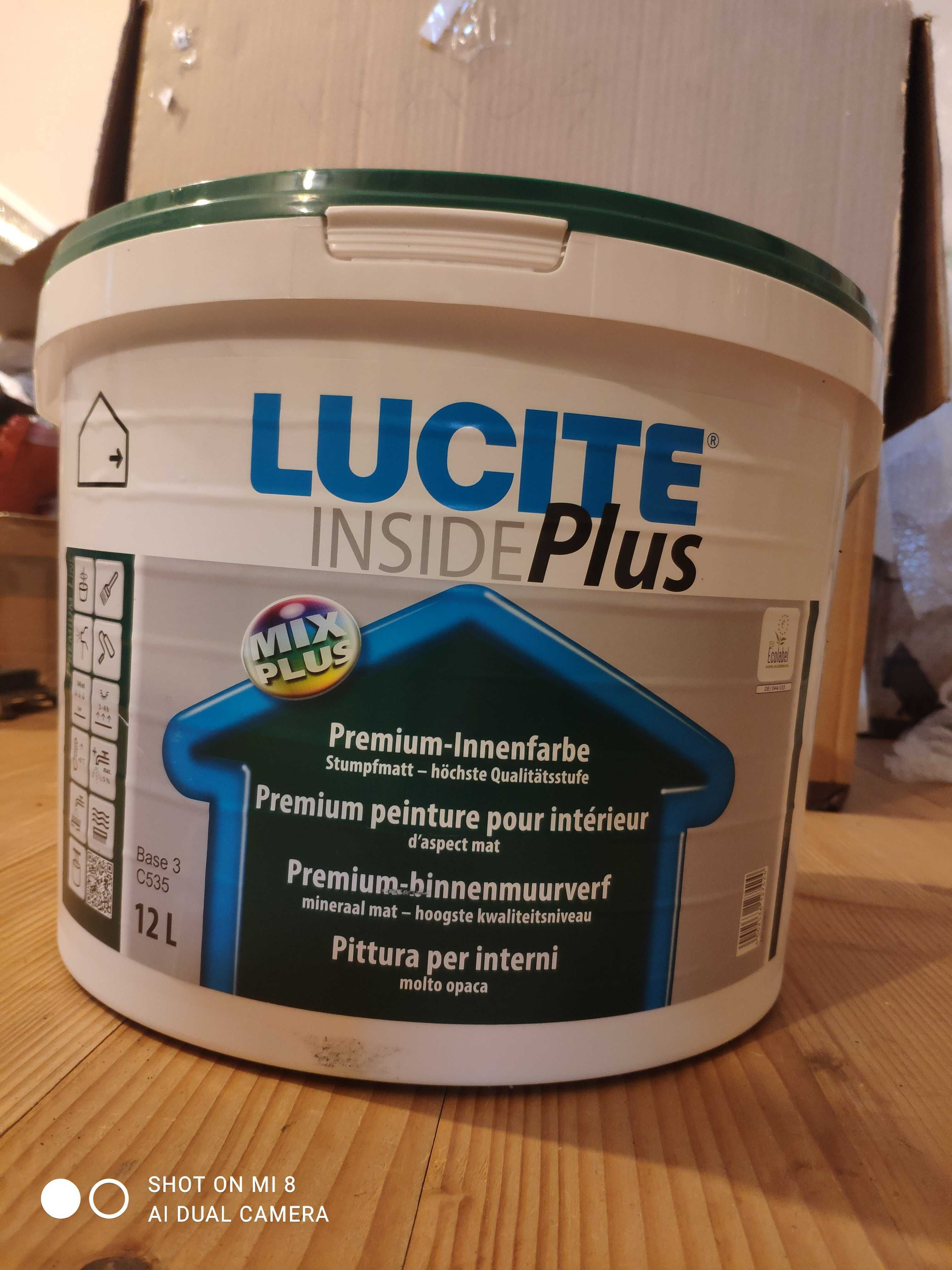 Farba Lucite Inside Plus kolor łososiowy jasny 12l