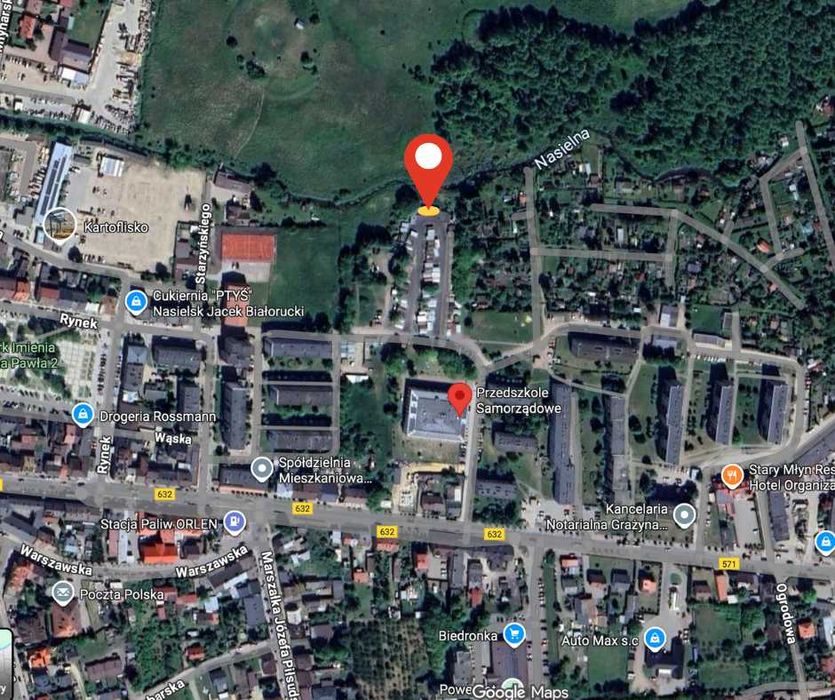 Garaż murowany 3,6x6 m – Nasielsk, ul. Warszawska