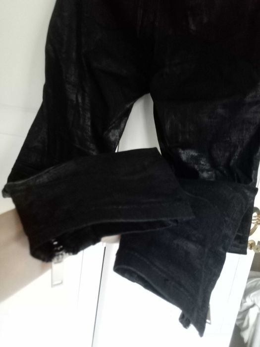 Orsay spodnie czarne rurki damskie 38 M jeansy bawełniane skinny