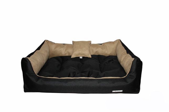 Beżowe legowisko dla psa posłanie kanapa miękkie łóżko sofa HIT !