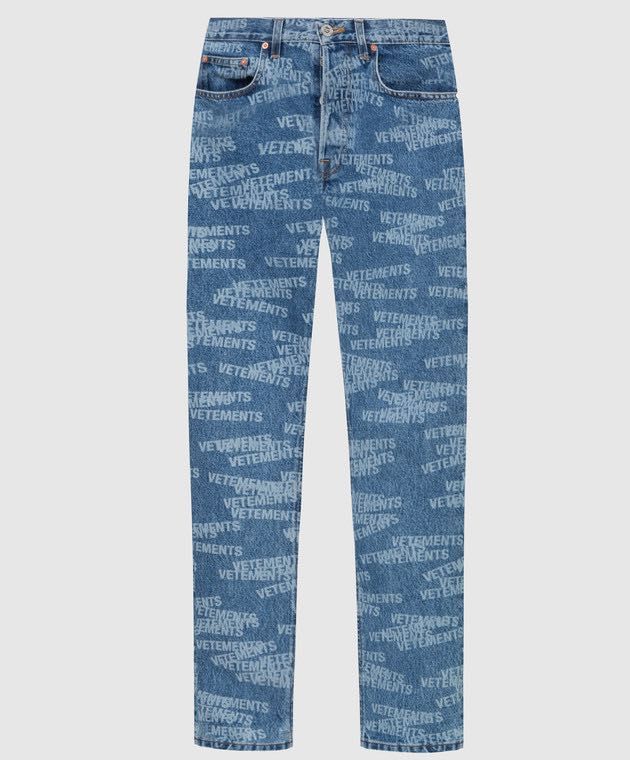 VETEMENTS оригинал мужские  джинсы с логотипом