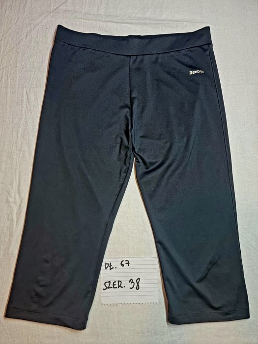 Leginsy Reebok do ćwiczeń spodnie spodenki fitness roz. L