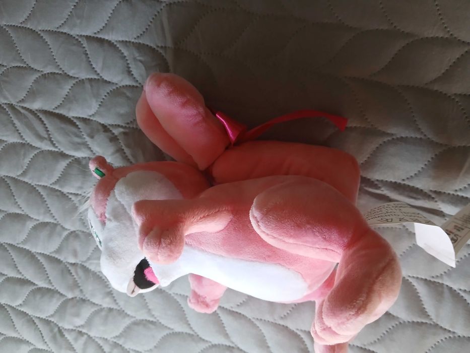 Peluche Zaffari esquilo cor de rosa
