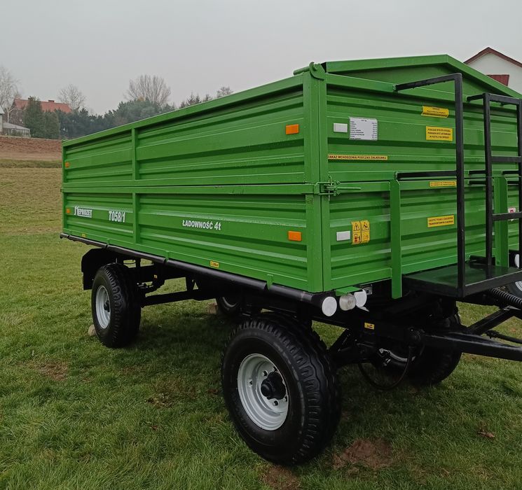 Przyczepa rolnicza Meprozet T058/1 wywrotka 4t * nowa zabudowa