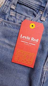 Jeansy dżinsy Levi's Red edycja limitowana XS,S wysoki stan fason Mom