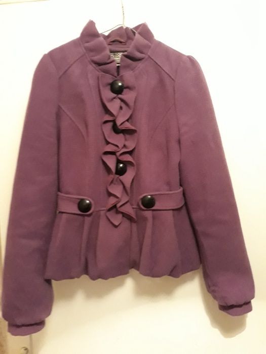 Напівпальто весна фіолетове