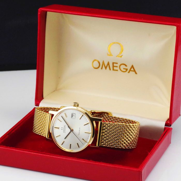 OMEGA AUTOMATIC lite ZŁOTO 14K / 585 c1012 zegarek męski VINTAGE 74 XL