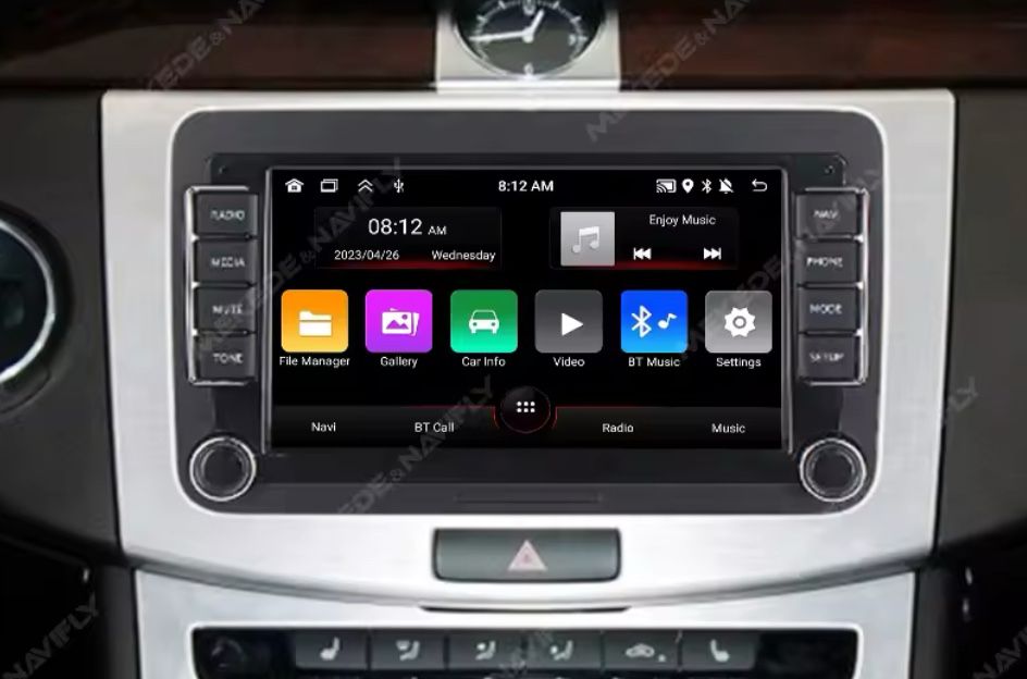 Radio VW Seat Skoda android gps bluethoot apple carplay e android auto