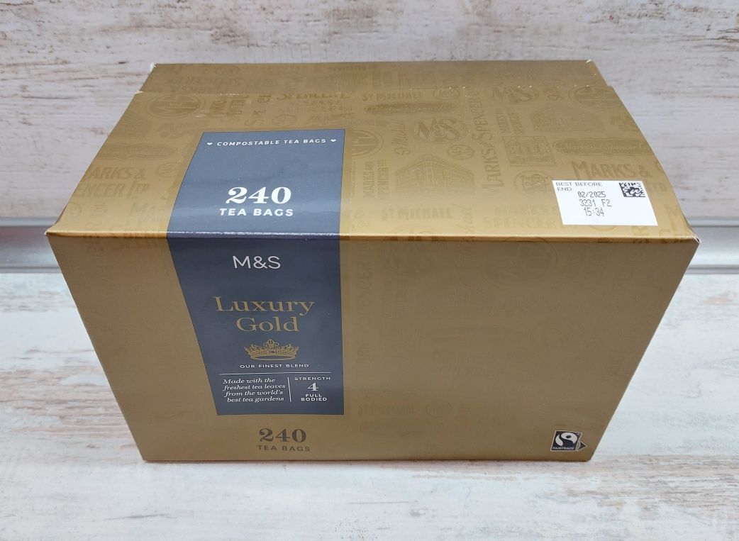 Англійський чай в пакетиках M&S Everyday Gold Strong Tea Bag
