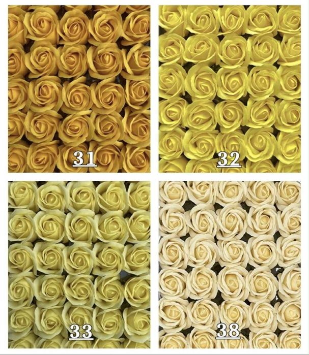 Mydlane kwiaty - całe paczki