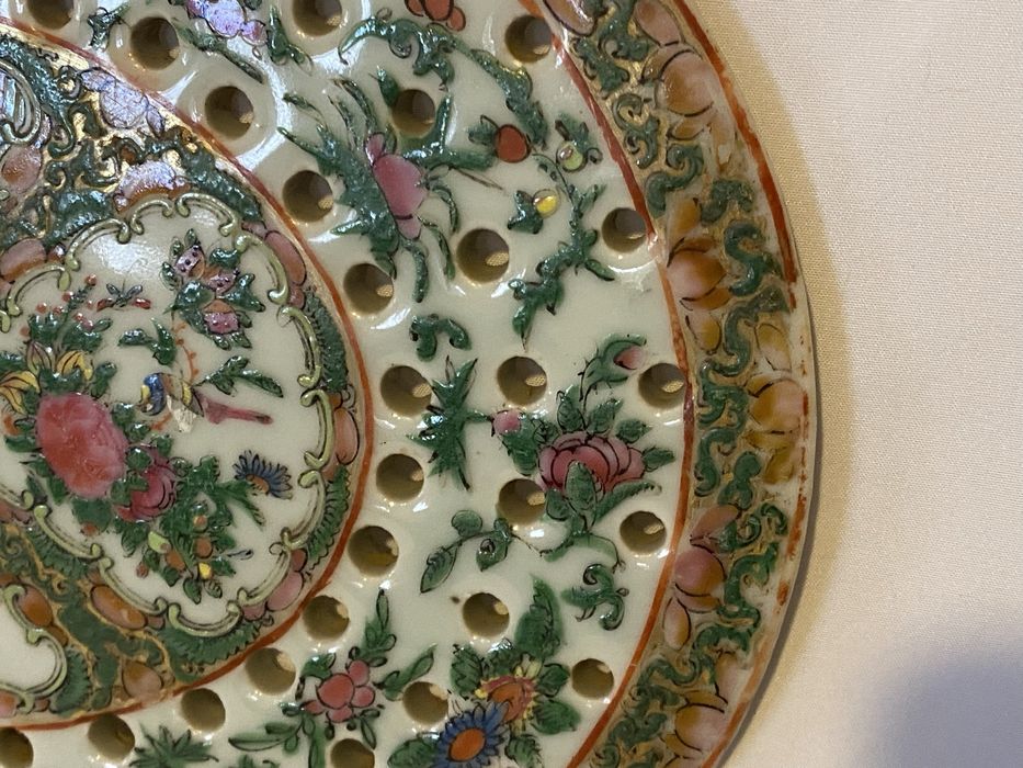 Grelha de travessa peixe em porcelana da china