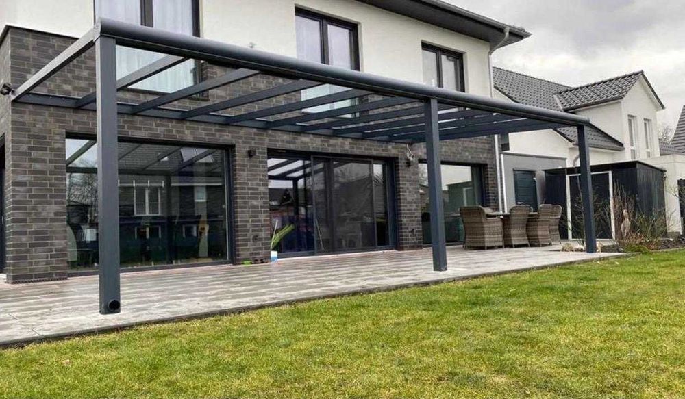 Zabudowa tarasu, weranda, pergola aluminium poliwęglan 600 cm x 200 cm
