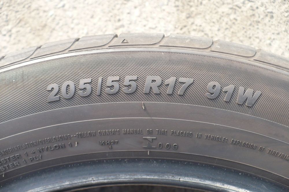 Opony Kumho 205/55/17 6,5mm Całoroczne 2szt.