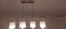 Lampa wisząca na 4 żarówki