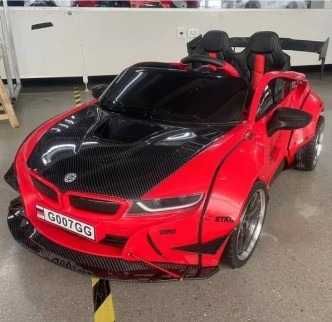 Дитячий електромобіль на акумуляторі двомісний BMW M 5820 з пультом