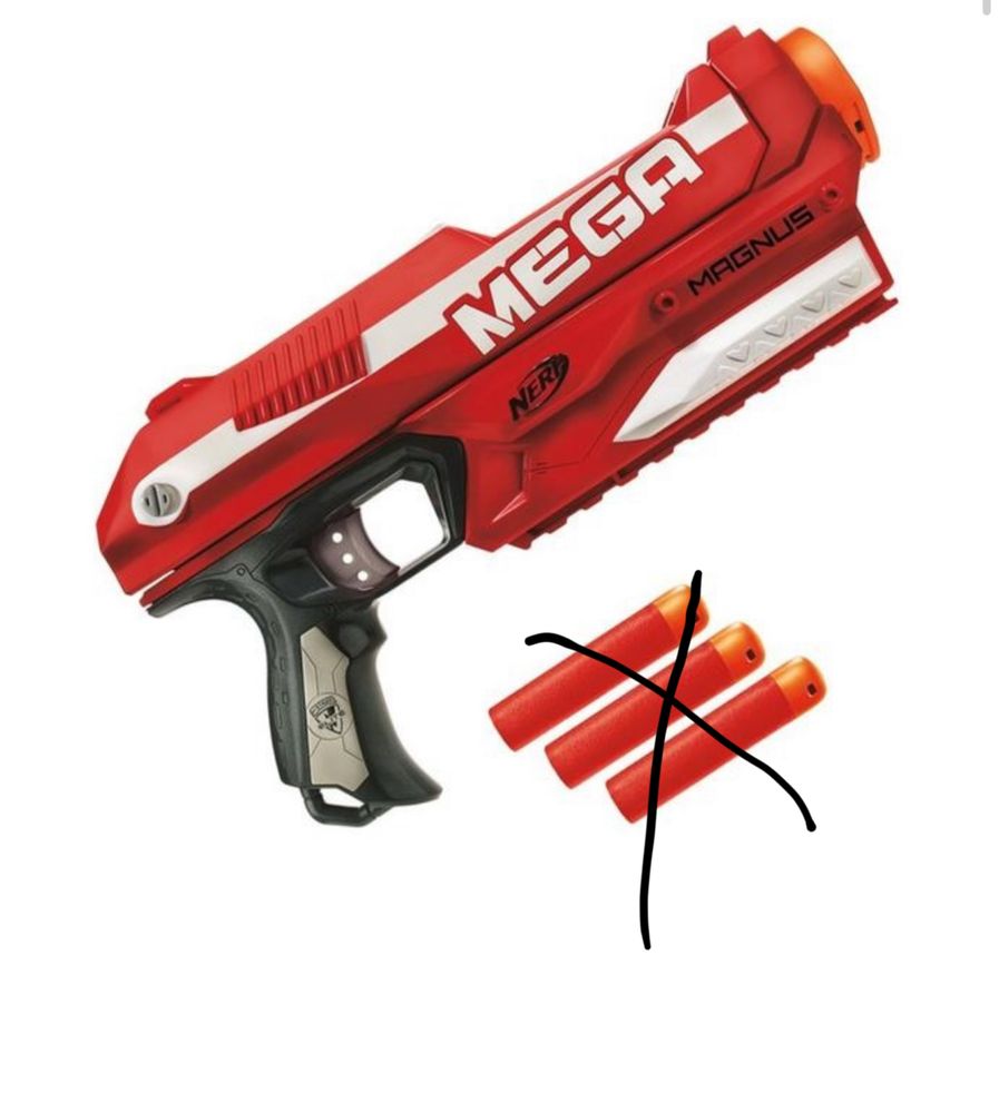 Nerf pistolet N-strike elite Mega Magnus A4887
