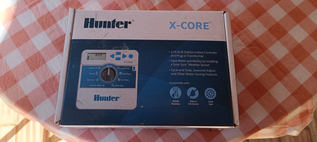 Programador rega 8 estacoes Hunter XCore-801i-E