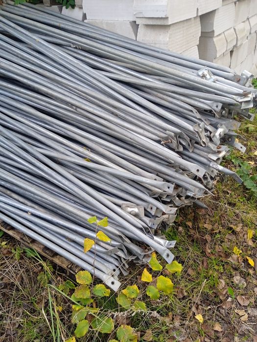 Ogrodzenie budowlane podpory.