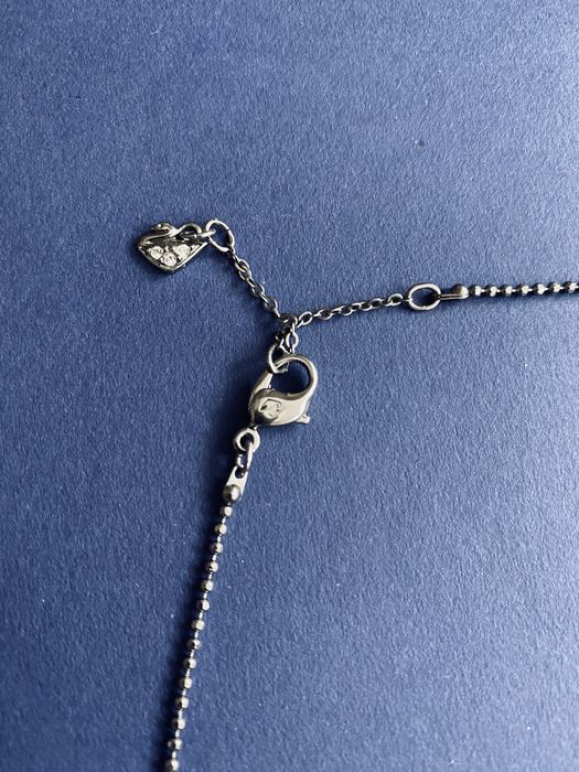 wisiorek naszyjnik koło łabędź Swarovski