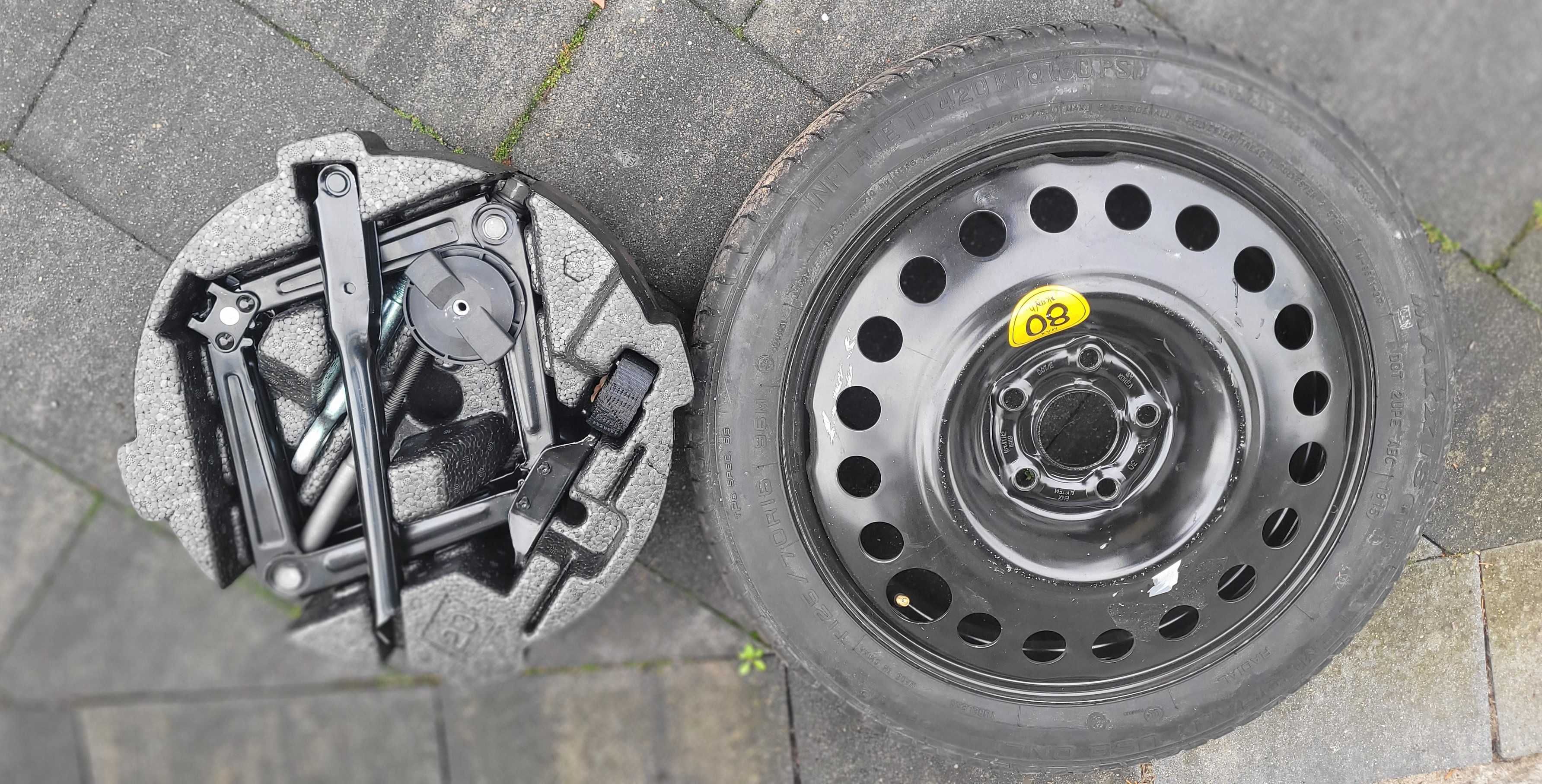 Opel Mocca koło zapasowe dojazdowe zestaw 16 5x105