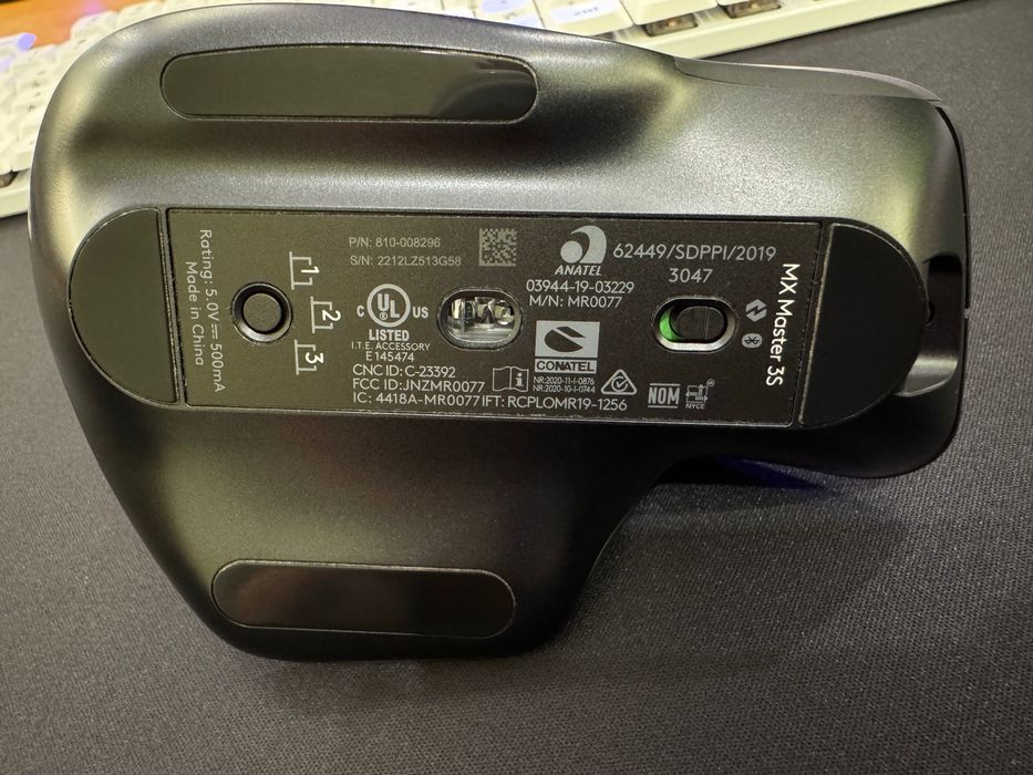 Logitech MX Master 3S Black (Bluetooth + Logi Bolt)