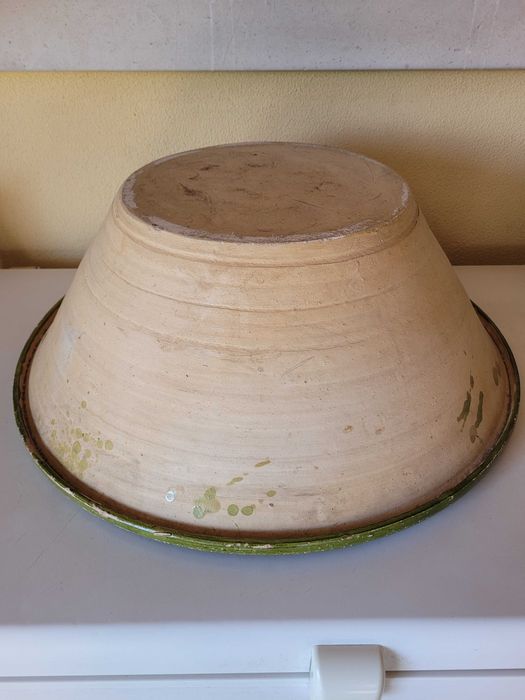 Alguidar em barro 60cm + 5 peças em barro