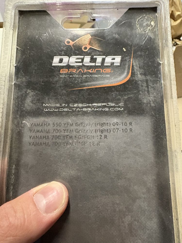 Klocki hamulcowe delta do Yamaha