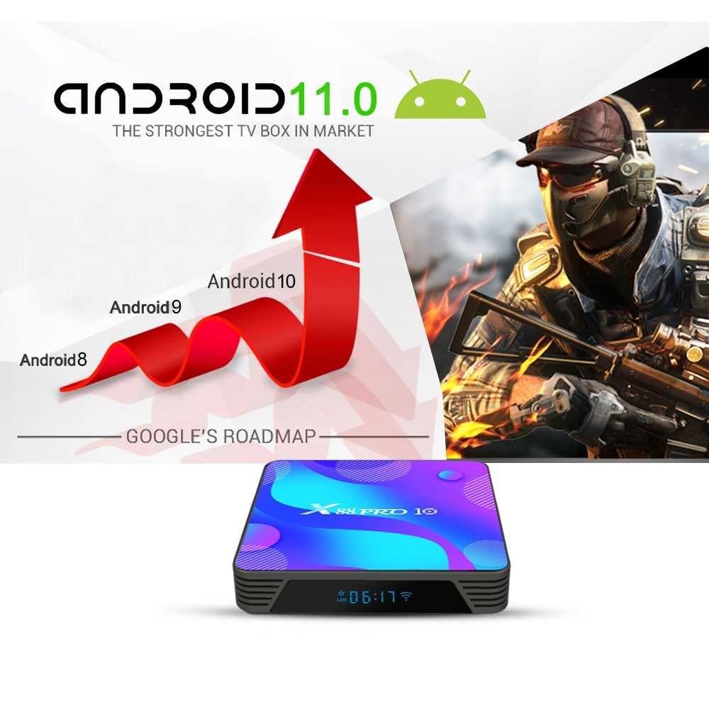 PORTES GRATIS - TV box X88 PRO Android 11  - 100% NOVO