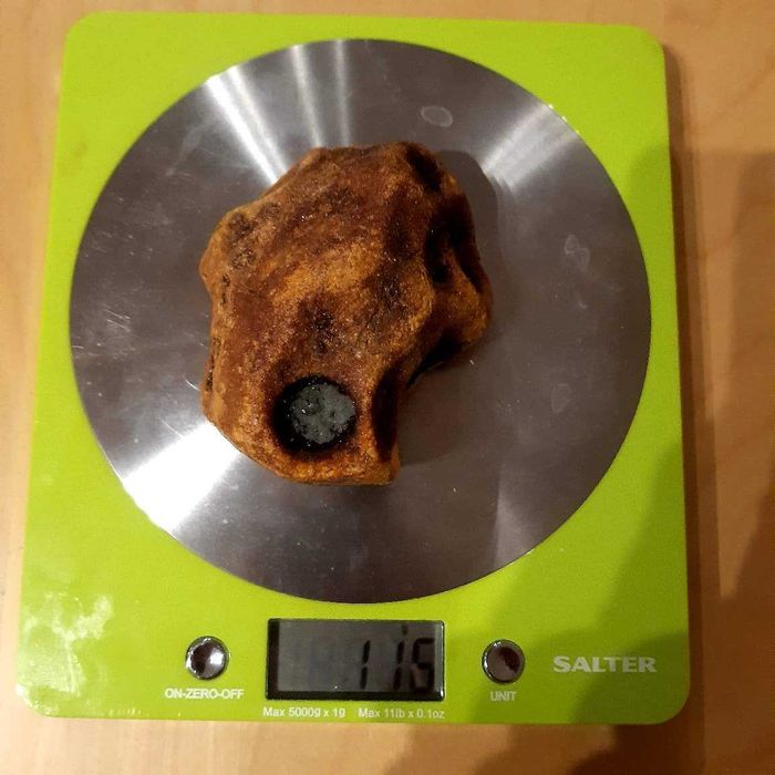 Bursztyn ponad 100gr Bałtycki bryła surowy Pomorze