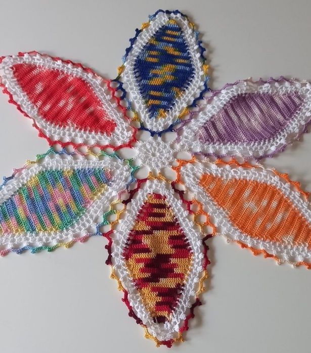 Naperons/ conjunto de naperons/ croché