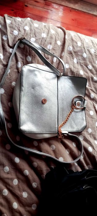 Mala prateada/dourada