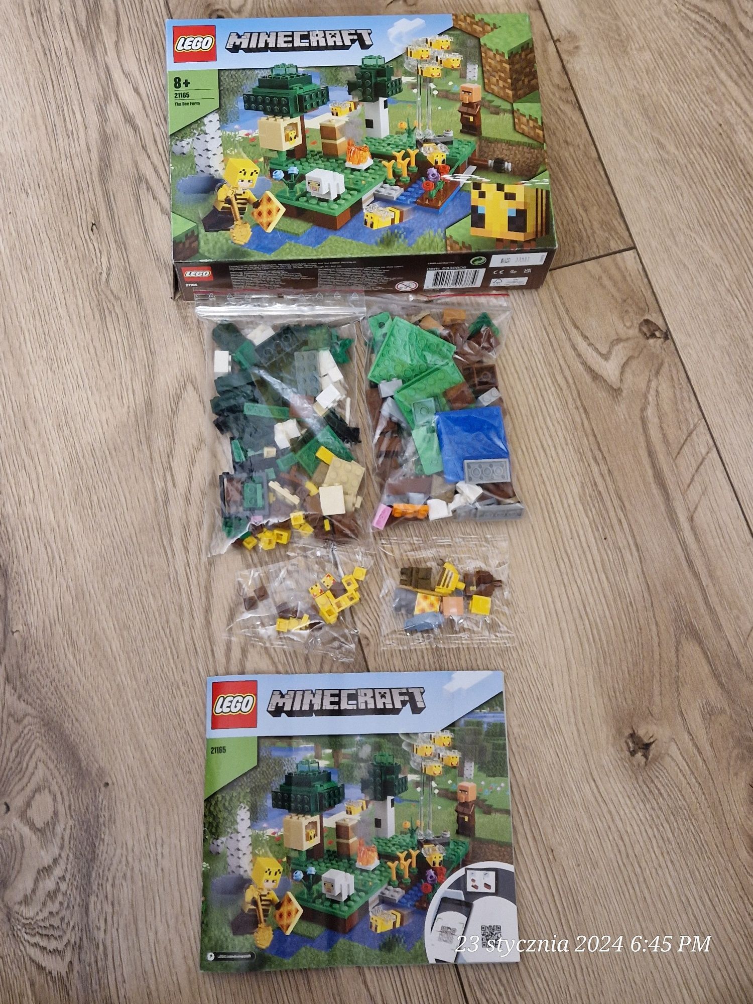 Lego 21165 Minecraft Pasieka