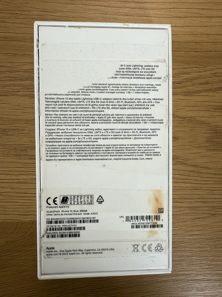 Iphone 13 255GB Bateria 100% Etui Gratis!