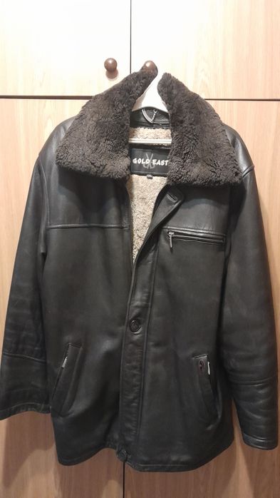 Куртка кожана зимова чоловіча