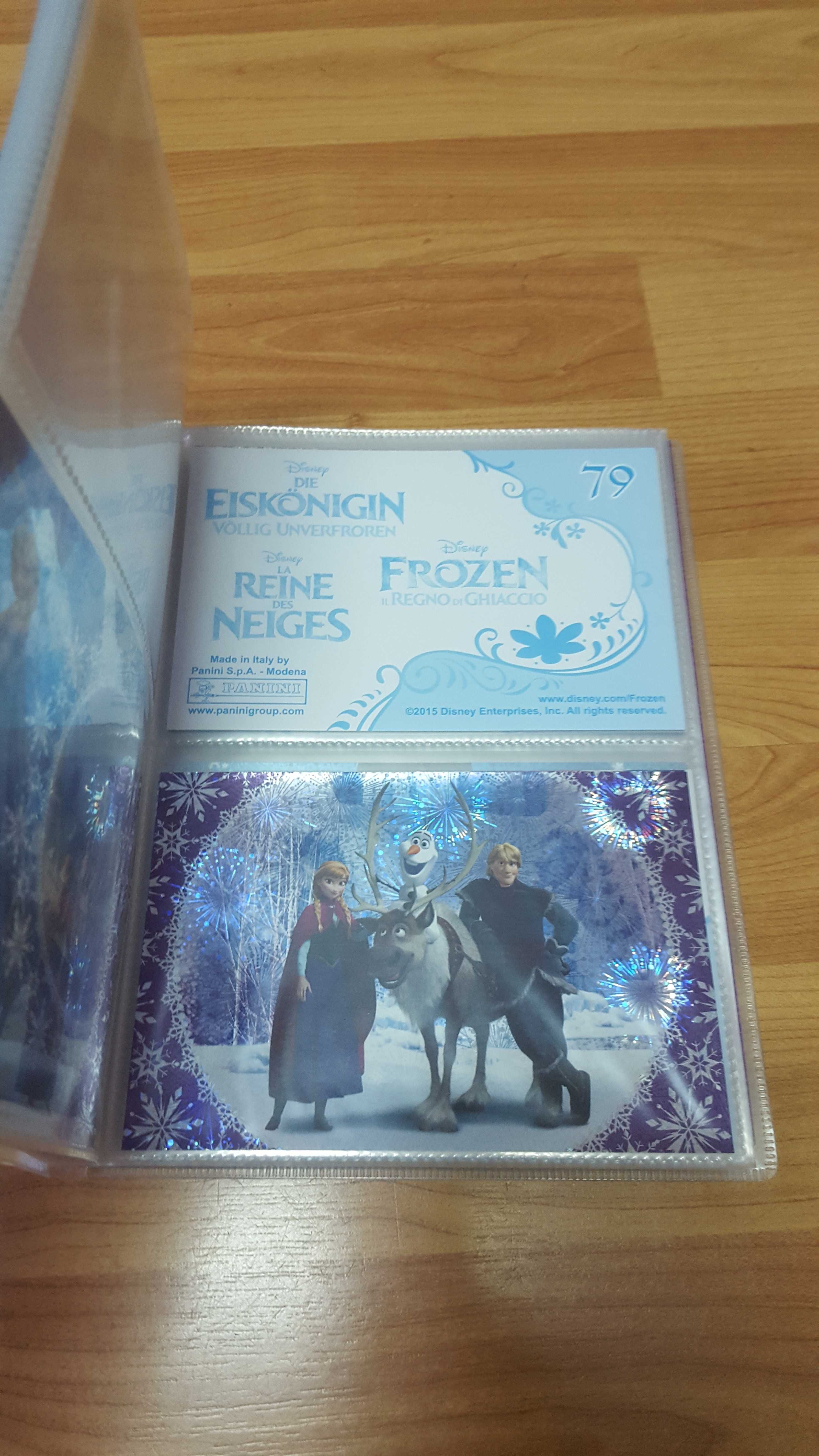 Capa com Photoprints da Frozen Disney editados pela Panini