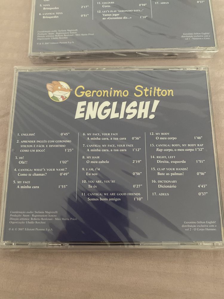 Geronimo Stilton - English CD para aprender inglês